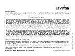 Предварительный просмотр 12 страницы Leviton 91A00-1 User Manual