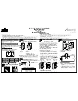 Leviton Acenti ACF01-1L Installation Instructions preview