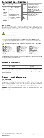 Preview for 2 page of Leviton Berk-Tek EXT-100-Main Manual