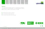 Предварительный просмотр 6 страницы Leviton Cat 6A Interactive Reference Manual