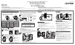 Preview for 1 page of Leviton DECORA LTB02 Installation Instructions