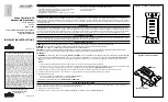 Preview for 1 page of Leviton Decora NE505 Installation Instructions