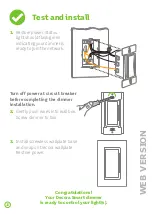 Предварительный просмотр 10 страницы Leviton Decora Smart DG6HD Getting Started Manual