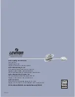 Preview for 43 page of Leviton Dimensions D3200 System Installation Manual