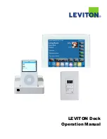 Leviton Dock Operation Manual preview