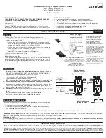 Leviton Duplex T5635 Installation Instructions preview