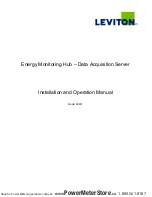 Leviton Energy Monitoring Hub A8812 Installation And Operation Manual preview