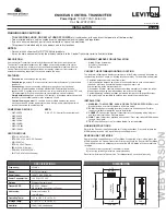 Leviton Enocean WSTLT-9D0 Installation Manual preview