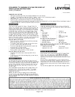 Preview for 1 page of Leviton EVR-GREEN EVK02-M Installation Instructions