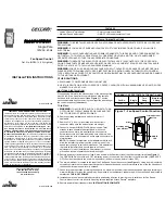 Leviton ILLUMATECH INF05-1L Installation Instructions preview