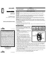 Preview for 1 page of Leviton ILLUMATECH INF05-1L Installation Instructions