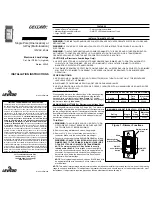 Preview for 1 page of Leviton ILLUMATECH IPE04-1L Installation Instructions