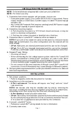 Предварительный просмотр 10 страницы Leviton LumaCAN NPRPT-002 Installation Manual