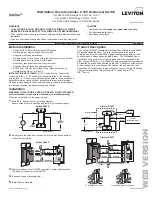 Preview for 1 page of Leviton Lumina RF Decora DL057-D0Z Installation And Quick Start Sheet