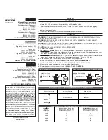 Preview for 1 page of Leviton MS302 Installation Instructions