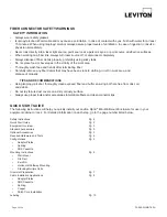 Preview for 2 page of Leviton Opt-X 5WMNT-01C Instructions For Use Manual