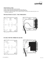 Preview for 8 page of Leviton Opt-X 5WMNT-01C Instructions For Use Manual