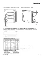 Preview for 10 page of Leviton Opt-X 5WMNT-01C Instructions For Use Manual