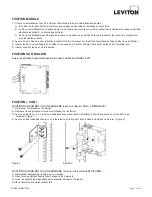 Preview for 15 page of Leviton Opt-X 5WMNT-01C Instructions For Use Manual