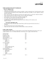 Preview for 2 page of Leviton Opt-X 5WMNT-1C Instructions For Use Manual