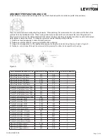 Preview for 7 page of Leviton Opt-X 5WMNT-1C Instructions For Use Manual