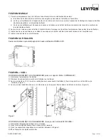 Preview for 15 page of Leviton Opt-X 5WMNT-1C Instructions For Use Manual