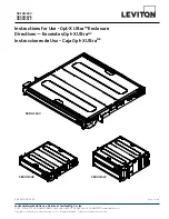 Preview for 1 page of Leviton Opt-X Ultra 5R1UH-S03 Instructions For Use Manual