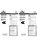 Leviton QuickPort Instructions For Use preview