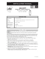 Leviton SGVSM-00W Installation Manual предпросмотр