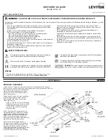 Leviton SS0AV-091 User Manual preview