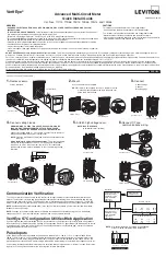 Preview for 1 page of Leviton VerifEye 71D12 Quick Install Manual