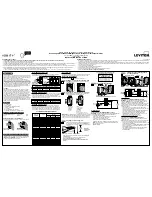 Предварительный просмотр 1 страницы Leviton vizia rf + VRMX1-1L Installation Instructions And Owner'S Manual