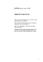 Preview for 23 page of Levo AG active-easy LAE Instruction And Service Manual