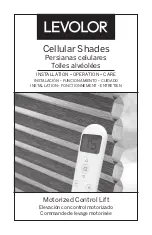 Levolor Cellular Shades Installation Manual preview