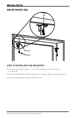 Предварительный просмотр 10 страницы Levolor Roman Shades Series Installation Manual