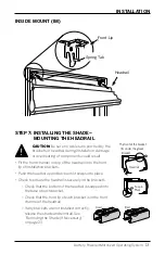 Предварительный просмотр 13 страницы Levolor Roman Shades Series Installation Manual