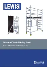 Lewis Miniscaff Trade Folding Tower Product Information And Assembly Manual предпросмотр