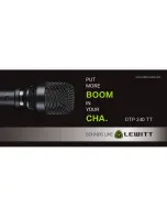 Предварительный просмотр 1 страницы Lewitt DTP 340 TT Manual