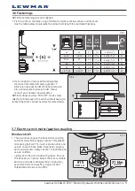 Preview for 9 page of Lewmar EVO 40 Owners Installation, Operation & Servicing Manual