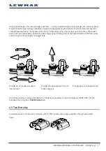 Предварительный просмотр 7 страницы Lewmar OVERSIDE WORK RAIL SYSTEM Installation, Use And Servicing Manual