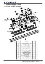 Предварительный просмотр 29 страницы Lewmar OVERSIDE WORK RAIL SYSTEM Installation, Use And Servicing Manual