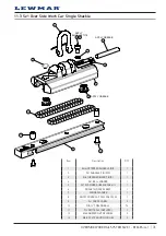 Предварительный просмотр 31 страницы Lewmar OVERSIDE WORK RAIL SYSTEM Installation, Use And Servicing Manual