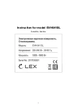 Предварительный просмотр 2 страницы Lex EVH 641BL Service Manual