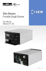 Lex Slim Dimmer User Manual предпросмотр