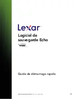 Предварительный просмотр 20 страницы Lexar ECHO BACKUP Quick Start Manual