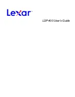 Preview for 1 page of Lexar LDP-400 User Manual