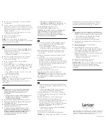 Preview for 3 page of Lexar MEDIAMOVE Quick Start Manual