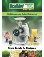 Preview for 1 page of Lexen Healthy Juicer Electric User Manual And Recipes