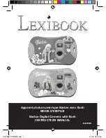 LEXIBOOK APPAREIL PHOTO NUMERIQUE BARBIE AVEC FLASH Instruction Manual preview