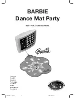 LEXIBOOK BARBIE DANCE MAT PARTY Instruction Manual preview